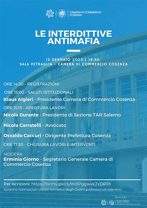 Le Interdittive Antimafia Ordine Degli Avvocati Di Cosenza