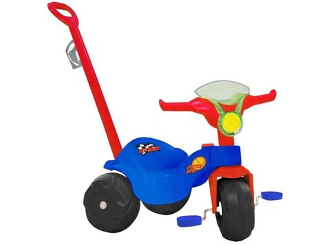 Triciclo Infantil Empurador Bandeirante Motoban Passeio Triciclos