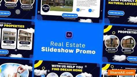 Videohive Real Estate Slide Promo Template Free After Effects