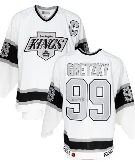 Lot Detail Wayne Gretzky Signed Los Angeles Kings Ccm Captain’s Jersey With Jsa Auction Loa