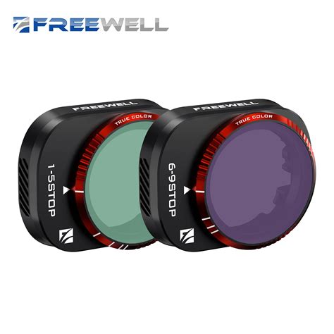 Freewell Variable ND VND1 5 Stop VND6 9 Stop 2 Pack Run Gun Camera Lens