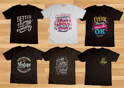 Create Eye Catching Typography T Shirts With In 7 Hours By Glorify