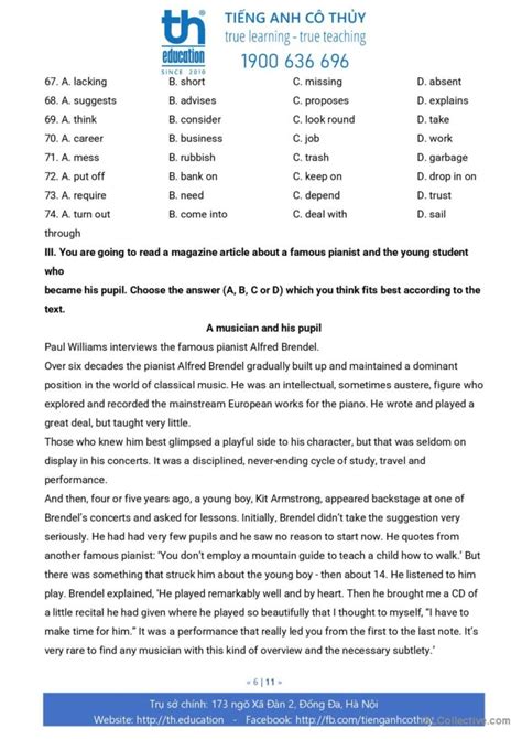 Test B Grammar And Vocabulary Word English Esl Worksheets Pdf Doc