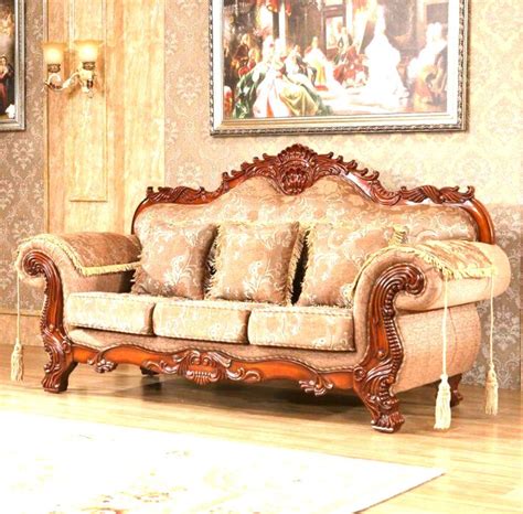 Teak Wood 5 Seater Wooden Carved Sofa Set At Rs 110000 Set In