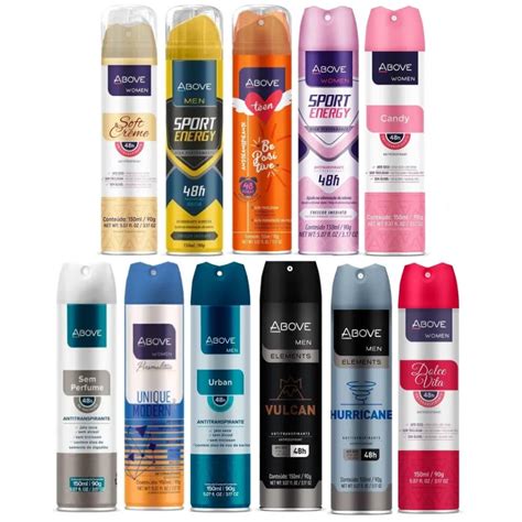 Desodorante Aerosol Above Ml Masculino E Feminino Shopee Brasil