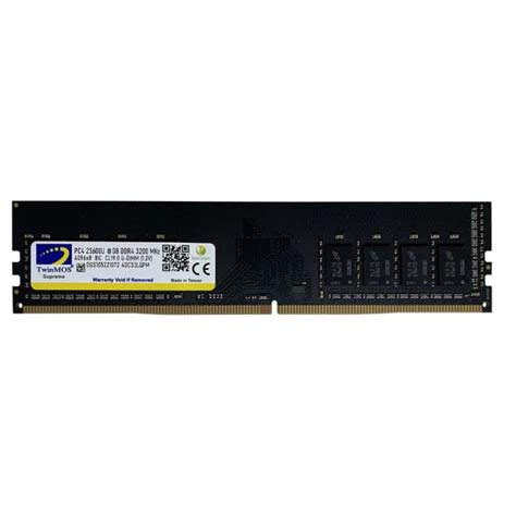 BARRETTE MÉMOIRE TWINMOS 16GO DDR4 3200 MHZ Tunisie