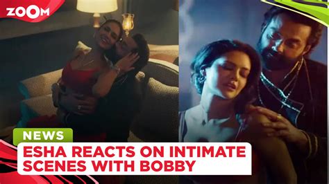 Esha Gupta Speaks On Doing Intimate Scenes With Bobby Deol In Aashram