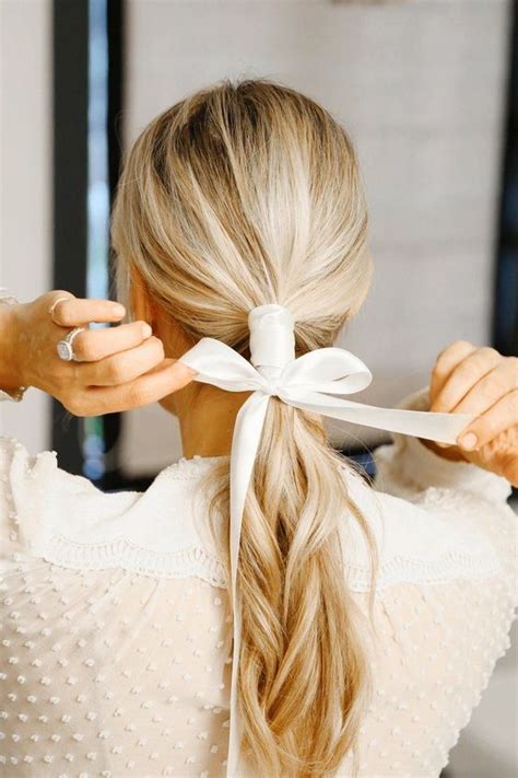 25 Ideas To Rock A Ribbon In Wedding Hair Weddingomania