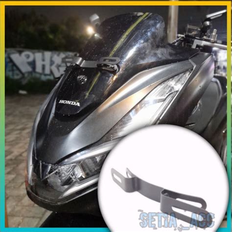 Jual Breket Dudukan Plat Nomor No Honda Pcx Adv Depan Shopee