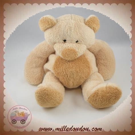 Baby Club Sos Doudou Ours Beige Ventre Marron Nicotoy Boutique Pour