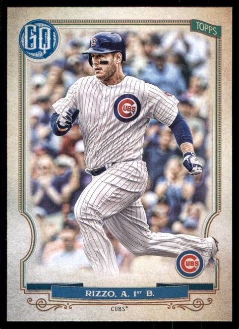 2020 Topps Gypsy Queen 86 Anthony Rizzo EBay