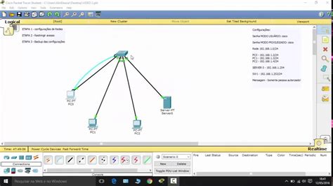 V Deo Nomear Dispositivos Seguran A E Backup Cisco Packet Tracer