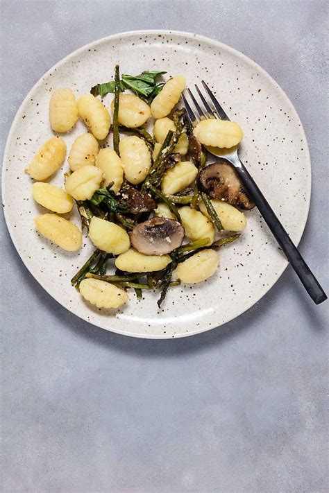 Lemon Parmesan Gnocchi With Mushrooms Sheet Pan Dinner Recipe