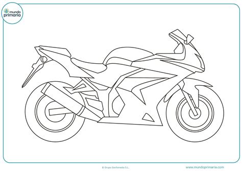 Dibujos De Motos Para Colorear Imprimir Y Pintar