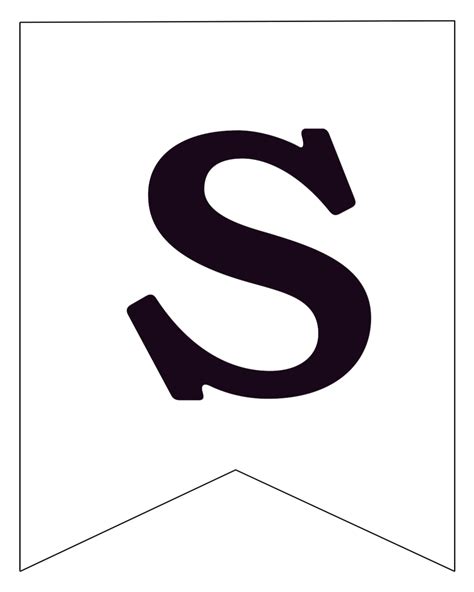 Printable Black Letters