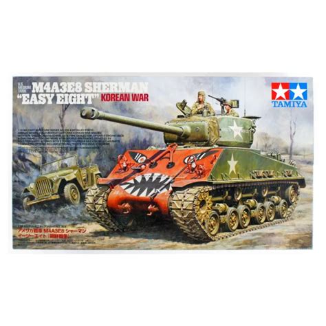 US MEDIUM TANK M4A3E8 Sherman Tamiya 1 35 Scale Assembly Model 44 99