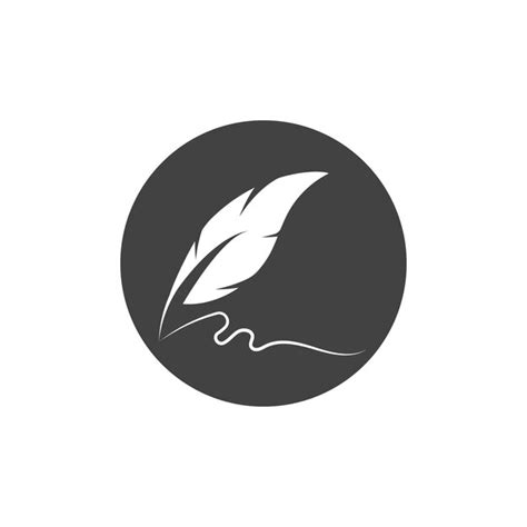 Premium Vector Feather Logo Vector Template