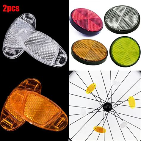 Night Reflectors Flashing Bicycle Reflect Accessories Wheel Rim Reflective Safety Warning Light