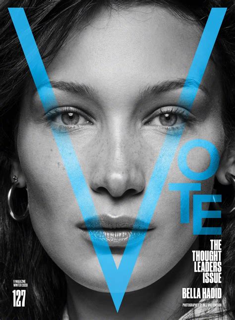 Bella Hadid V Magazine The Thought Leaders Issue By Inez And Vinoodh Winter 2020 • Celebmafia