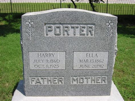 Harry Bennet Porter 1860 1925 Find A Grave Memorial