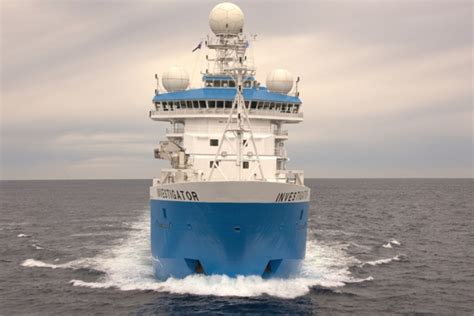 Australian research vessel investigating climate change