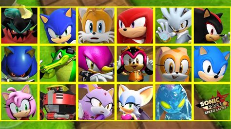 Sonic Forces Speed Battle All Characters Hd Widescreen 60 Fps Youtube