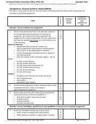 Washington Task Book For The Position Of Type All Hazards Public