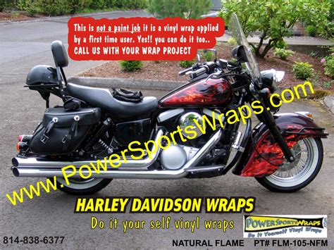 Harley Davidson Vinyl Flame Wrap Harley Flame Harley Flame Decals
