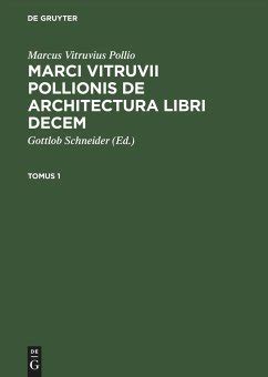 Marcus Vitruvius Pollio Marci Vitruvii Pollionis De Architectura Libri