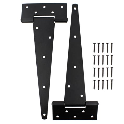 Rural365 Triangle Door Hinge 2Pk Heavy Duty 12in Farmhouse Style Door