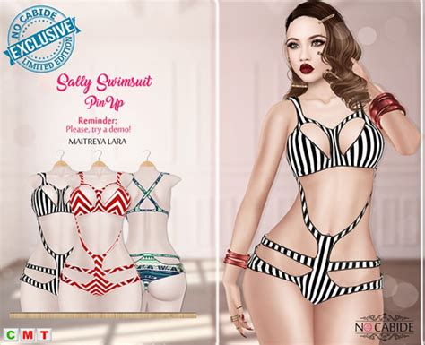 Second Life Marketplace No Cabide Sally Swimsuit Pinup Hud