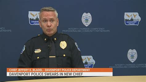 Davenport City Council swears in new Davenport police chief today ...