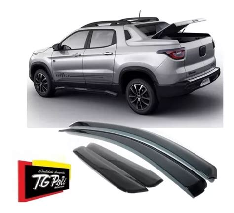 Calha Chuva Defletor Fiat Toro Ultra Tg Poli Frete Gr Tis