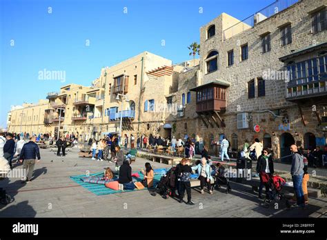 Jaffa Israel Fabruary 11 2023 Jaffa Port On A Sunny Day The Port