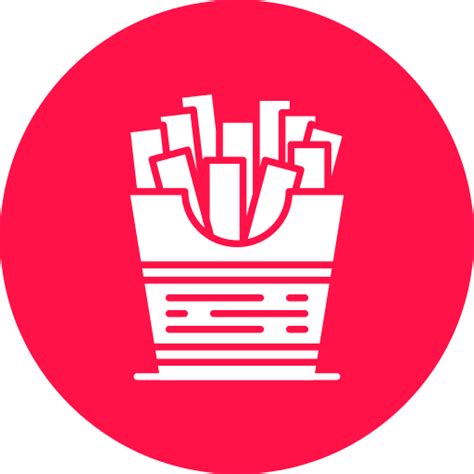 Картофель фри иконка Generic color fill