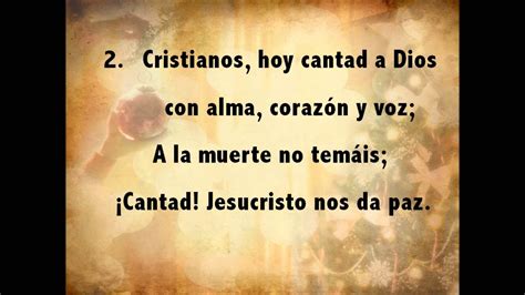 Cristianos Hoy Cantad A Dios Youtube