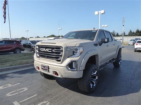 New 2019 Gmc Sierra 1500 At4 Black Widow Armed Forces Edition Lifted Truck 4d Crew Cab In Troy