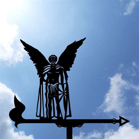 Archangel Gabriel Metal Weathervane Weather Vane Angel Home Roof