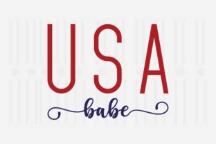 USA Babe Th Of July SVG Graphic By Svg Box Creative Fabrica