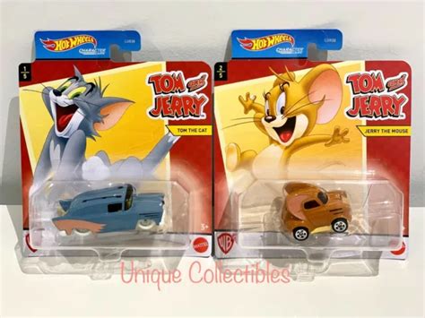 HOT WHEELS TOM The Cat Jerry The Mouse Characters Cars Bundle Brand New PicClick AU
