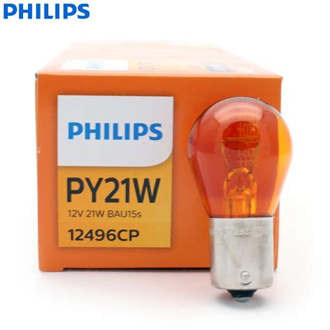 Obsługi Philips Vision PY21W S25 BAU15s 12496CP bursztynowy kolor