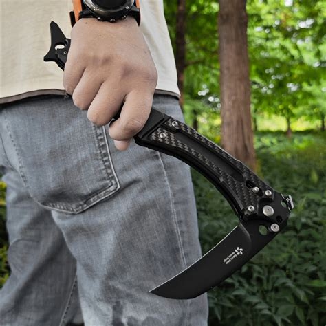 KATSU FS01, Axis Lock Folding Battle Kama/Sickle, Titanium Alloy Main