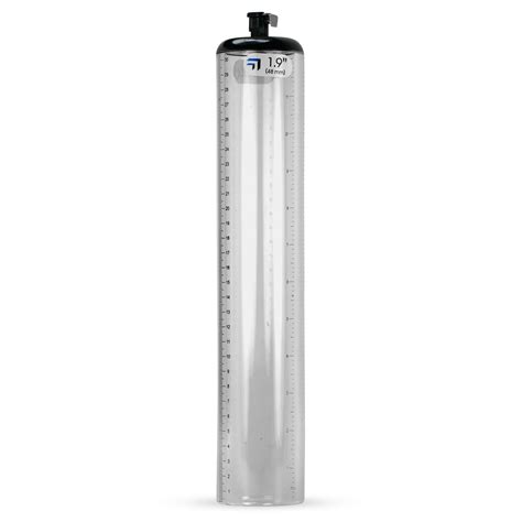 Leluv Thick Walled Cylinder For Penis Pumps Seamless Untapered Clear