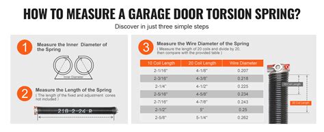 VEVOR Garage Door Torsion Springs Pair Of 0 218 X 2 X 24inch Garage