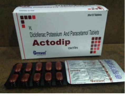 Diclofenac Pot 50mg Paracetamol At Best Price In Ahmedabad By Fitwel