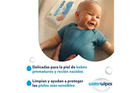 WaterWipes Toallitas húmedas Originales para Bebés Sin Plástico 1080