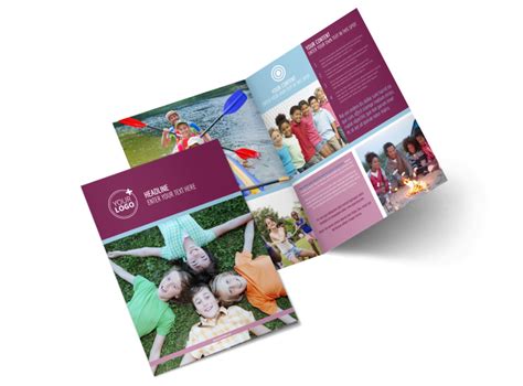 Outdoor Summer Camp Brochure Template Mycreativeshop