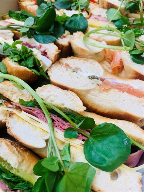 Bagel Platter Sandwich Platters Manchester Gourmet Galley Catering