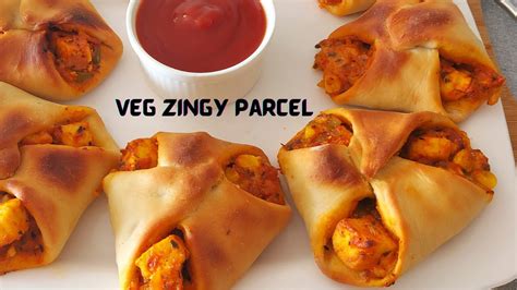 Veg Zingy Parcel Recipe Paneer Parcel Dominos Zingy Parcel Recipe