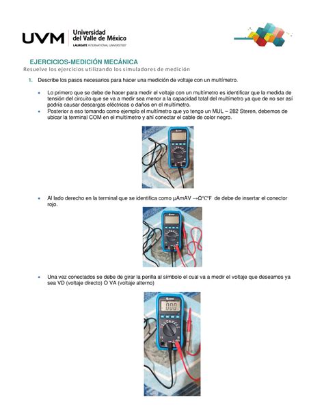 U Ejercicios Herramientas Medicion Ejercicios Medici N Mec Nica